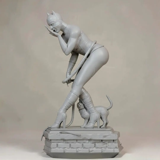 Unbemalte 3d Figur Catwoman V9 Aus Dc Bemalung Diy Geschenk Farben 20 Cm 1:8