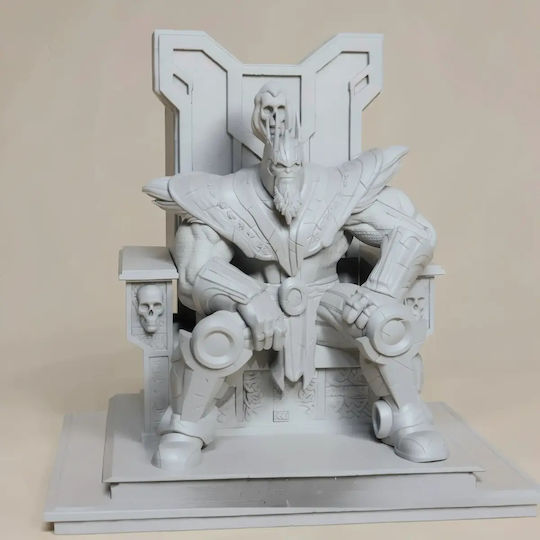 Unpainted 3D Figure Old Thanos On Throne Painting Diy Gift Colors 20 Cm 1:8