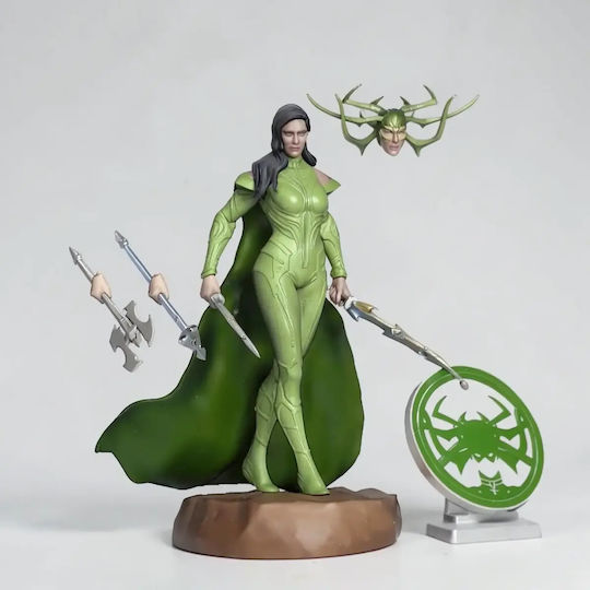 Unpainted 3D Figure Hela Helmet 3D Printing Model Thor Painting DIY Gift Colors 20 Cm 1:8