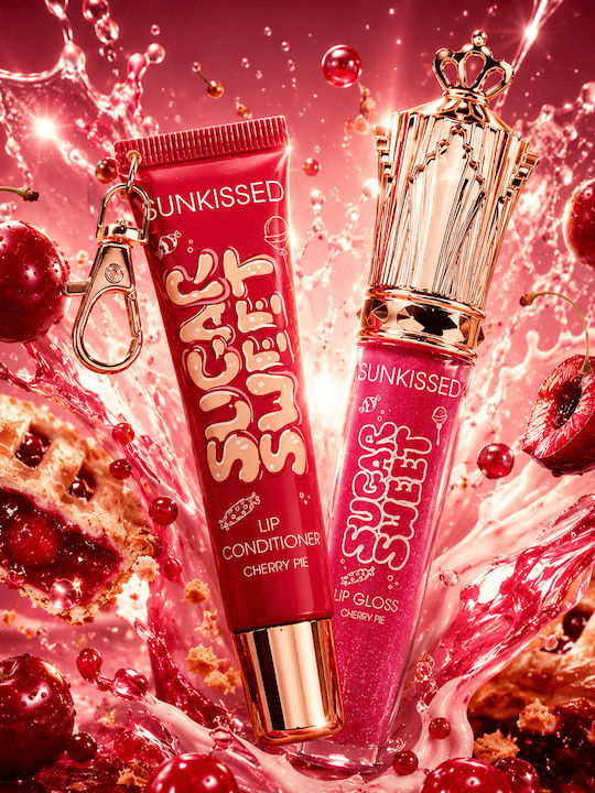 Sugar Sweet Lip Duo Makeup Set for Lips Cherry Pie 2 Pieces