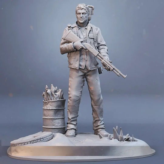 Άβαφη 3d Φιγούρα Joel Standing From Last Us Βάψιμο Diy Δώρο Χρώματα 15,2 Cm 1:12