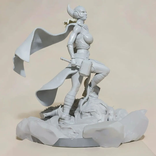 Небоядисана 3D Фигура Jane Foster As Thor Боядисване DIY Подарък Цветове 30 см 1:6