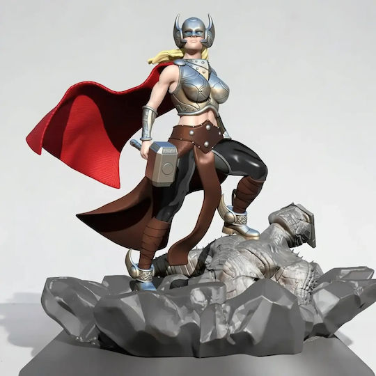Небоядисана 3D Фигура Jane Foster As Thor Боядисване DIY Подарък Цветове 30 см 1:6