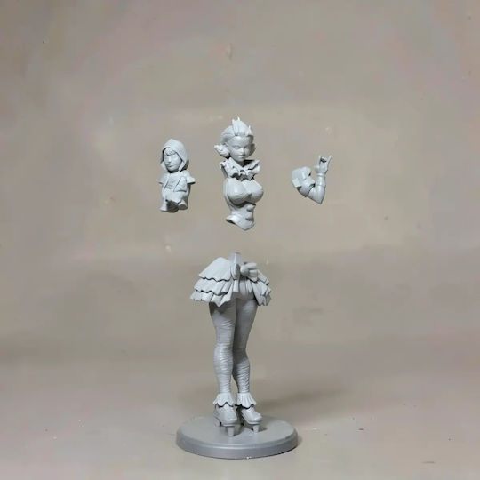 Unpainted 3D Figure Female Pennywise Painting DIY Gift Colors 20 Cm 1:8