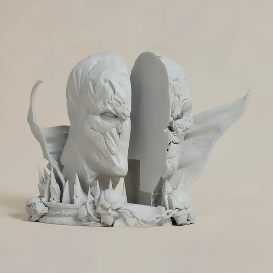 Unpainted 3D Figure Spawn Book Holder 3D Printing Models Painting DIY Gift Colors 15.2 Cm 1:12