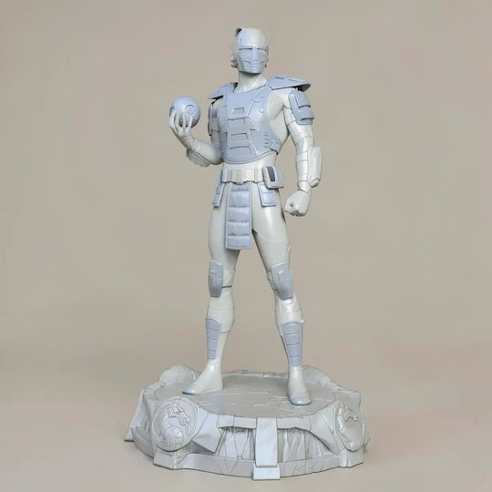 Unpainted 3D Figure Cyrax Mortal Kombat 3D Model Painting DIY Gift Colors 15.2 Cm 1:12