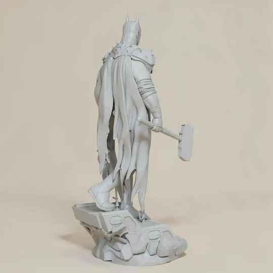 Unpainted 3D Figure Batman Hammer Armor Files Painting Diy Gift Colors 30 Cm 1:6