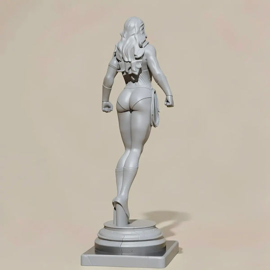 Unbemalte 3d Figur New 52 Wunderfrau 3d Druckmodelle Bemalung Diy Geschenk Farben 20 Cm 1:8