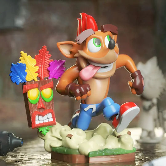Άβαφη 3D Колекционерска Фигура Chibi Collection Crash Bandicoot Боядисване DIY Подарък Цветове 30 см 1:6