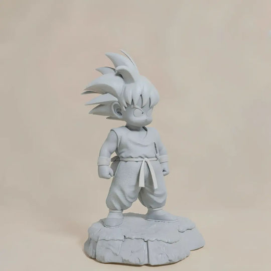 Άβαφη 3d Φιγούρα Goku Kid Pillar 3d Βάψιμο Diy Δώρο Χρώματα 30 Cm 1:6