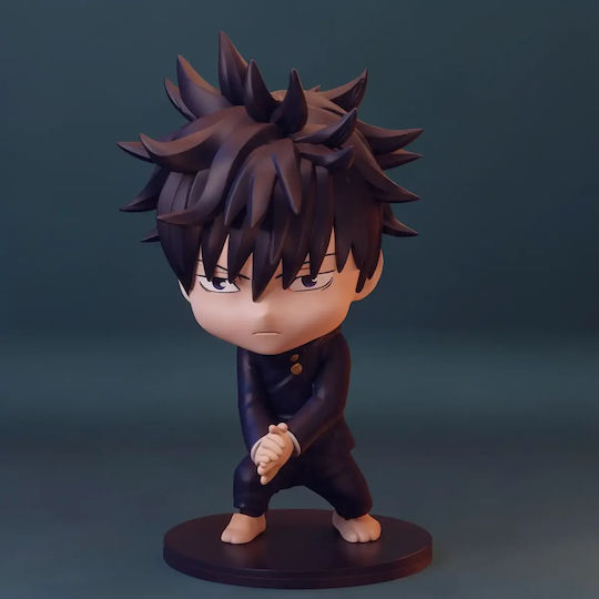 Небоядисана 3D Фигура Megumi Fushiguro Chibi Jujutsu Kaisen 3D Модел Боядисване DIY Подарък Цветове 15,2 См 1:12