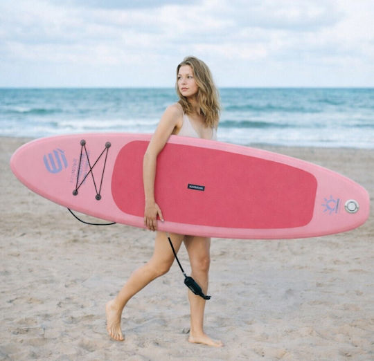 Homeone Inflatable SUP Board with Length 3.2m Pink