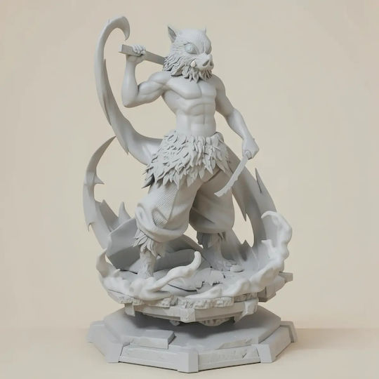 Άβαφη 3d Φιγούρα Inosuke Stand Pose 355mm Βάψιμο Diy Δώρο Χρώματα 15,2 Cm 1:12