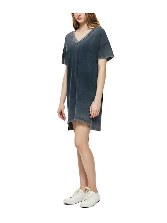 Καλοκαιρινό Mini Φόρεμα Shadow Blue