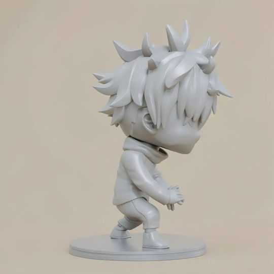 Небоядисана 3D Фигура Megumi Fushiguro Chibi Jujutsu Kaisen 3D Модел Боядисване DIY Подарък Цветове 30 см 1:6