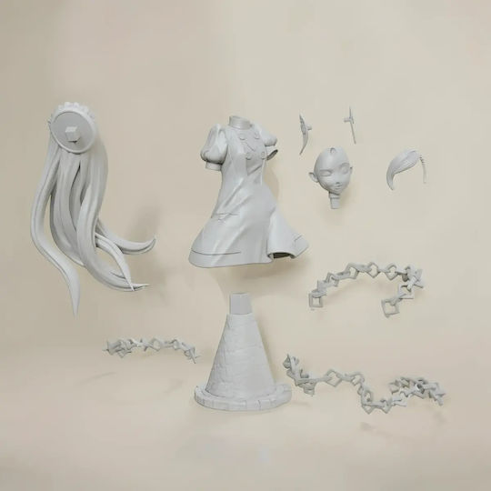 Небоядисана 3D Фигура Lavenza Бюст Persona 5 3D Модел Боядисване DIY Подарък Цветове 15,2 см 1:12