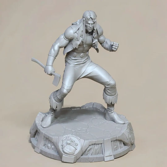 Άβαφη 3D Фигура Nightwolf Mortal Kombat 3D Модел Боядисване DIY Подарък Цветове 30 см 1:6