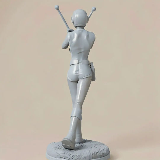 iLovePrints Sammelbare Figuren Άβαφη 3d Figur Choushinsei Flashman 3d Druckmodell Gelber Blitzlicht Bemalen Diy Geschenk Farben 30 Cm 1:6