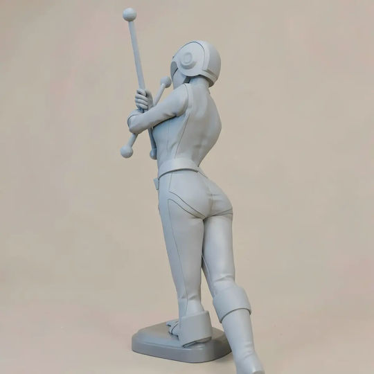 iLovePrints Sammelbare Figuren Άβαφη 3d Figur Choushinsei Flashman 3d Druckmodell Gelber Blitzlicht Bemalen Diy Geschenk Farben 30 Cm 1:6