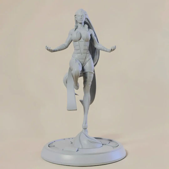 Небоядисана 3D Фигура Sindel 3D Печатен Модел Mortal Kombat Боядисване DIY Подарък Цветове 20 см 1:8