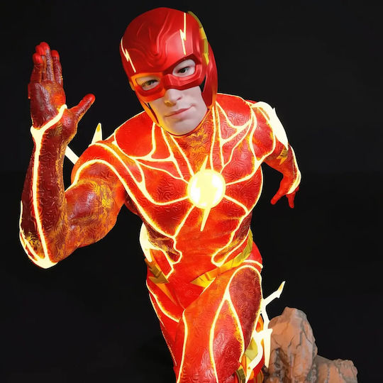 Unbemalte 3d Figur Flash Ezra Miller Laufende 3d Druck Figurine Bemalen Diy Geschenk Farben 20 Cm 1:8