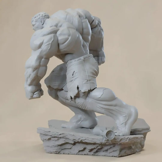 Unpainted 3D Figure Hulk Muscle Walking Ready To 3D Model Painting DIY Gift Colors 20 Cm 1:8