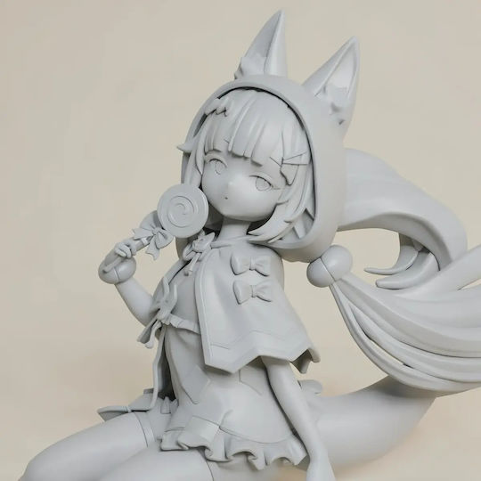 Άβαφη 3D Фигура Sameko Saba Vtuber Хелоуин 240мм Боядисване DIY Подарък Цветове 15,2 см 1:12