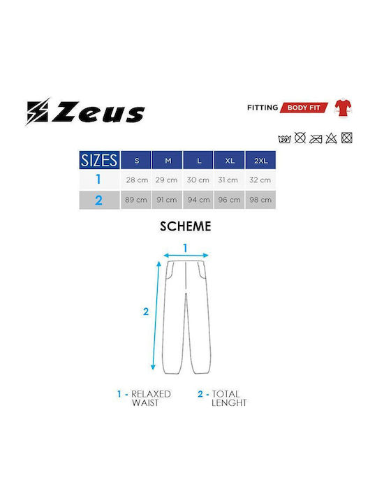 Zeus Fisiko Colan sport pentru bărbați Lung Negru