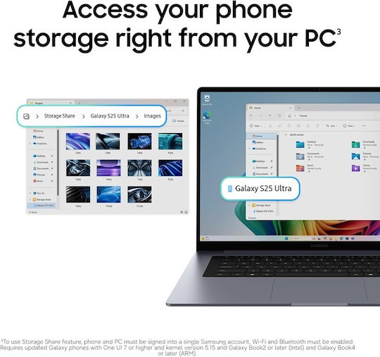 Samsung Galaxy Book6 Enterprise Edition 16" IPS FHD+ (Ultra 7-355/32GB/512GB SSD/W11 Pro) (US Keyboard)