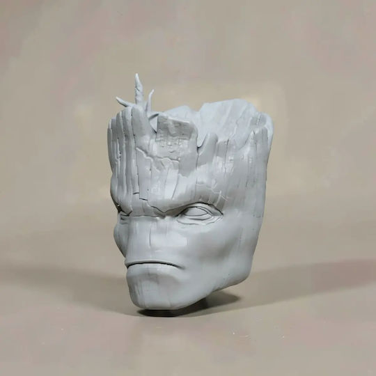 Άβαφη 3d Φιγούρα Custom Head Groot Angry Βάψιμο Diy Δώρο Χρώματα 15,2 Cm 1:12