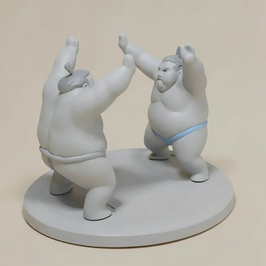 Unpainted 3D Figure Super Basic Sumo Napkin Holder Painting DIY Gift Colors 15.2 Cm 1:12