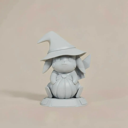 Небоядисана 3D Фигура Pikachu Halloween Files Боядисване DIY Подарък Цветове 20 см 1:8