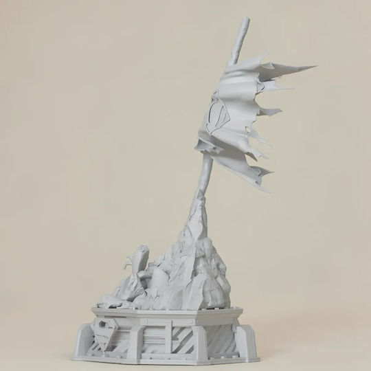 Άβαφη 3D Фигура Superman Tomb 3D Боядисване DIY Подарък Цветове 20 см 1:8