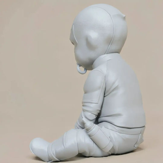 Unpainted 3D Figure Baby Deadpool 3D Painting DIY Gift Colors 30 Cm 1:6