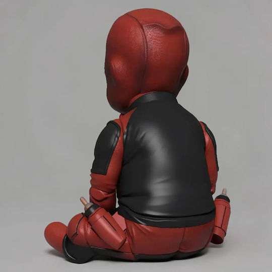 Unpainted 3D Figure Baby Deadpool 3D Painting DIY Gift Colors 30 Cm 1:6