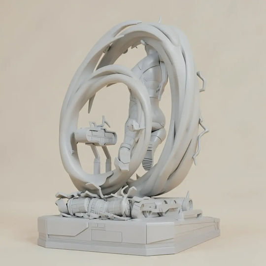 Unpainted 3d Figur Flash Cosmic Treadmill Dc 3d Modell Βastelset Diy Geschenk Farben 15,2 Cm 1:12