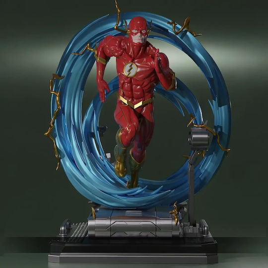 Unpainted 3d Figur Flash Cosmic Treadmill Dc 3d Modell Βastelset Diy Geschenk Farben 15,2 Cm 1:12