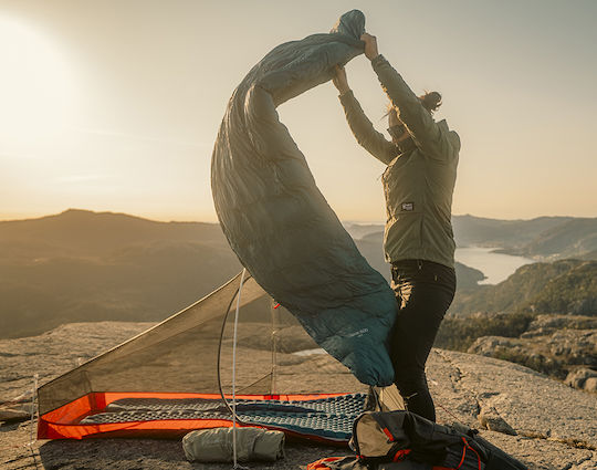 Robens Sleeping Bag Single 3 Season Serac 600 Long Sleeping Bag Serac 600 -14°c Long Robens
