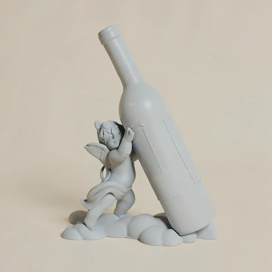 Άβαφη 3d Sammelbare Figur Cupid Weinhalter 3d Modell Skulptur Βάψιμο Diy Δώρο Χρώματα 15,2 Cm 1:12