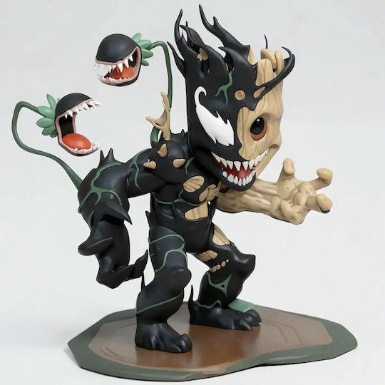 Άβαφη 3d Φιγούρα Chibi Collection Venom Groot Βάψιμο Diy Δώρο Χρώματα 15,2 Cm 1:12