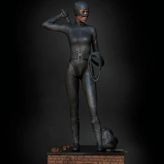 Unbemalte 3d Figur Catwoman Aus Batman 2022 Bemalung Diy Geschenk Farben 20 Cm 1:8