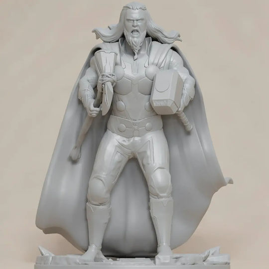 Unpainted 3D Figure Thor End Game V2 Painting DIY Gift Colors 15.2 Cm 1:12