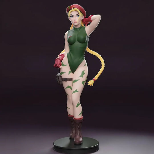 Άβαφη 3d Sammelbare Figur Cammy Stand V4 Basis Diy Geschenk Farben 15,2 Cm 1:12