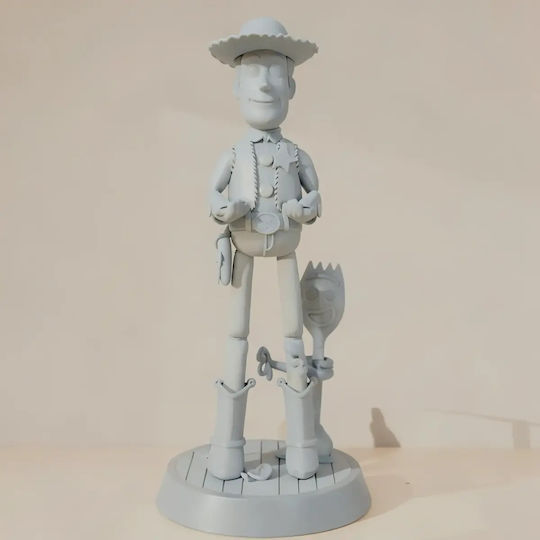 Άβαφη 3D Sammelbare Figur Woody Joystick Holder 3D Βάψιμο Diy Δώρο Χρώματα 20 Cm 1:8