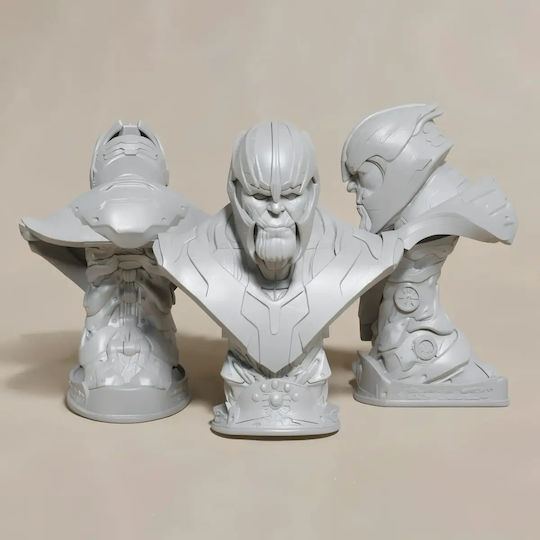 Unpainted 3D Figure Thanos Armor Bust 3D Painting DIY Gift Colors 30 Cm 1:6