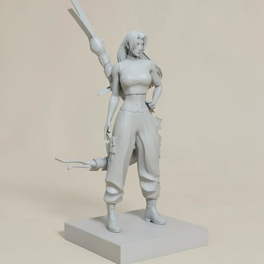 Небоядисана 3D Фигура Yuki Tsukumo Jujutsu Kaisen Digital Sculpture Боядисване DIY Подарък Цветове 15,2 См 1:12