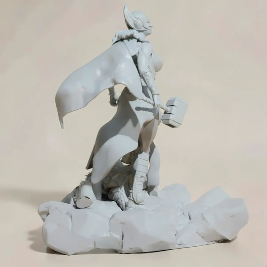 Unpainted 3D Figure Jane Foster As Thor Painting Diy Gift Colors 20 Cm 1:8