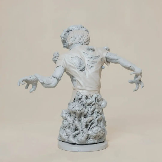 Unpainted 3D Clicker Bust Figure From The Last Of Us Diy Painting Gift Colors 30 Cm 1:6