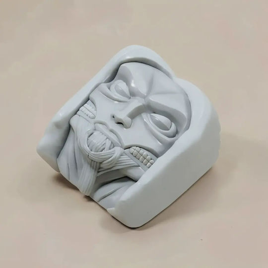 Unbemalte 3d Figur Attack on Titan Keycaps Collection Diy Bemalung Geschenk Farben 15,2 Cm 1:12
