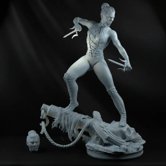 Άβαφη 3D Фигура Mileena От Mortal Kombat Боядисване DIY Подарък Цветове 30 см 1:6